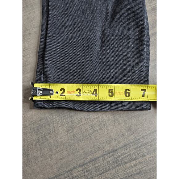 Lauren Jeans Co. Ralph Lauren Women's 12 Classic Straight Black High Rise Denim - Picture 7 of 9